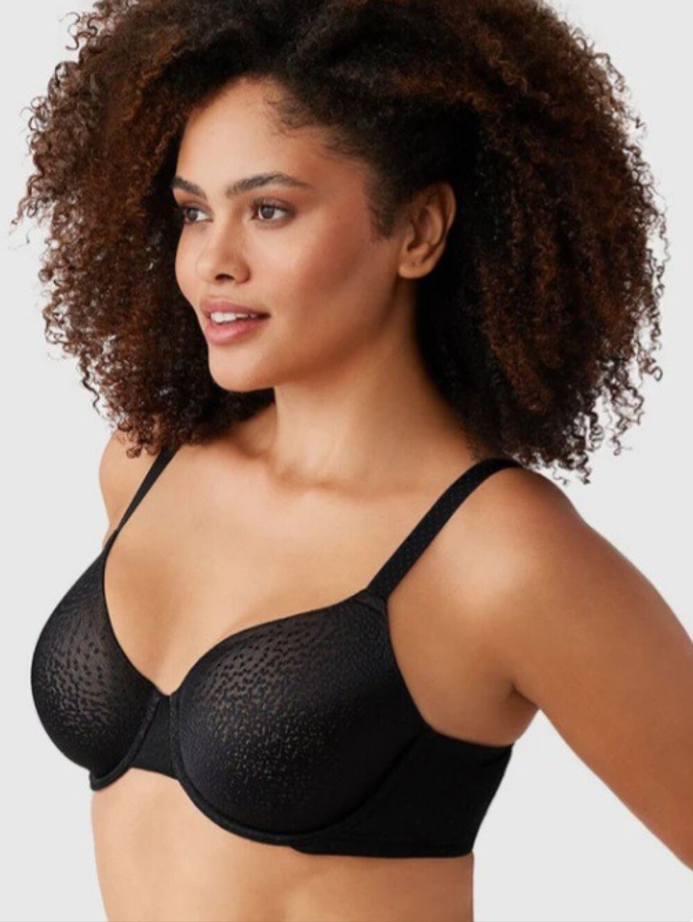 Wacoal Black Appeal Underwire T-Shirt Bra, Size 36G